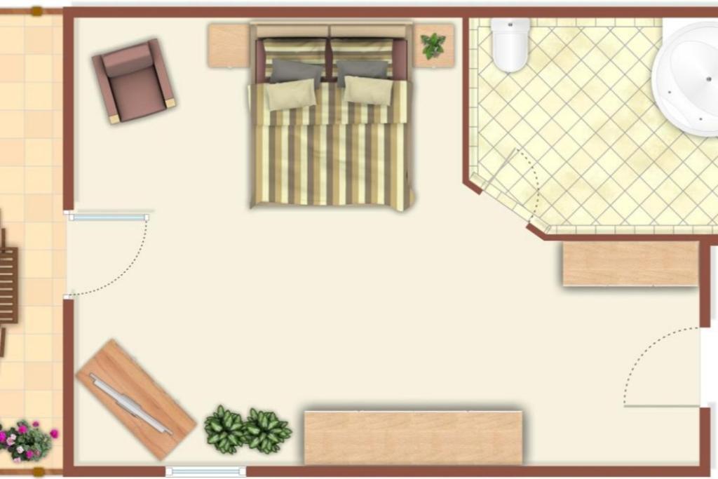 Doppelzimmer Cocktail, direkt am Alten Strom - Ferienwohnung Warnemünde