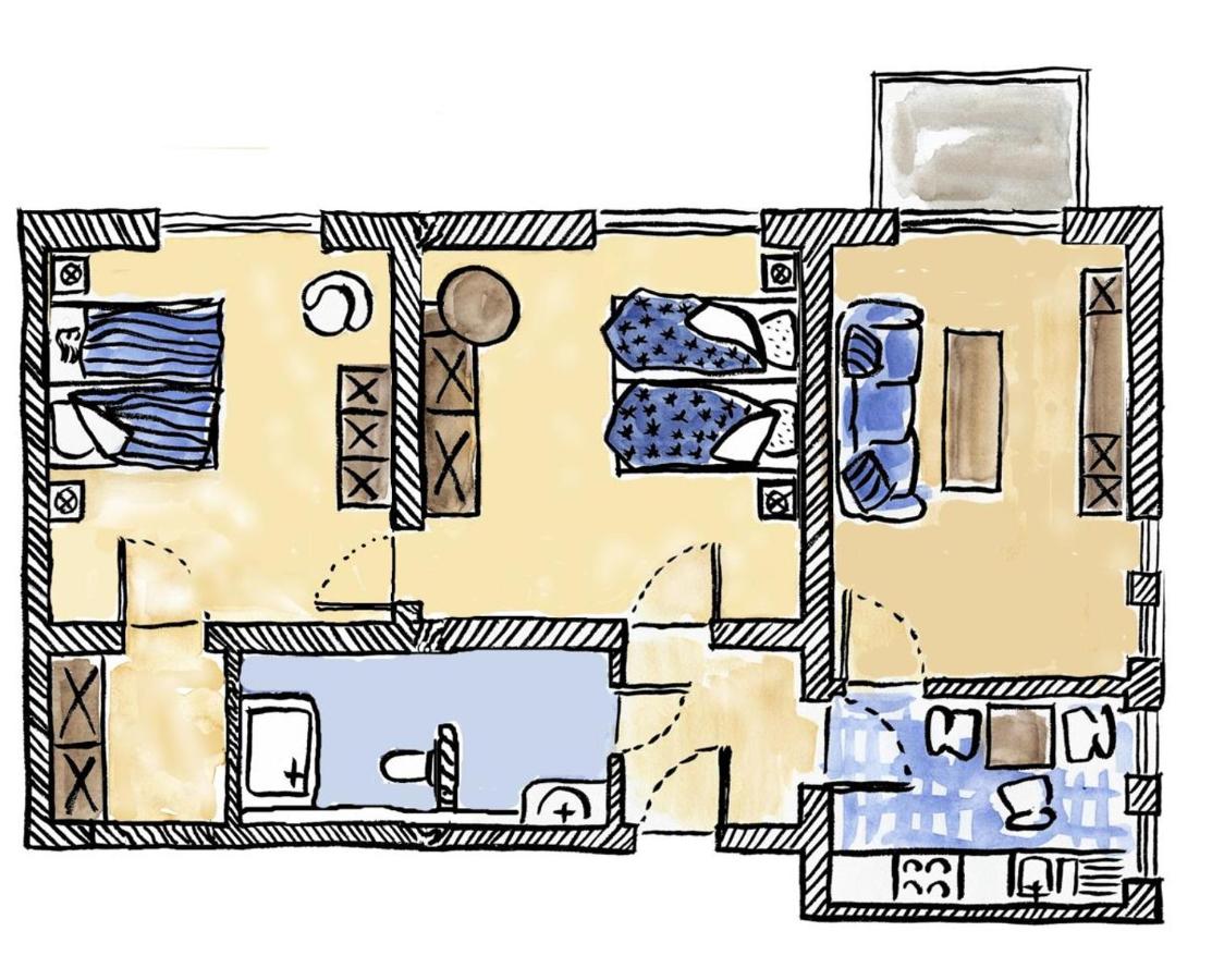Landhaus Immenbarg, Dünenblick - Ferienwohnung Warnemünde