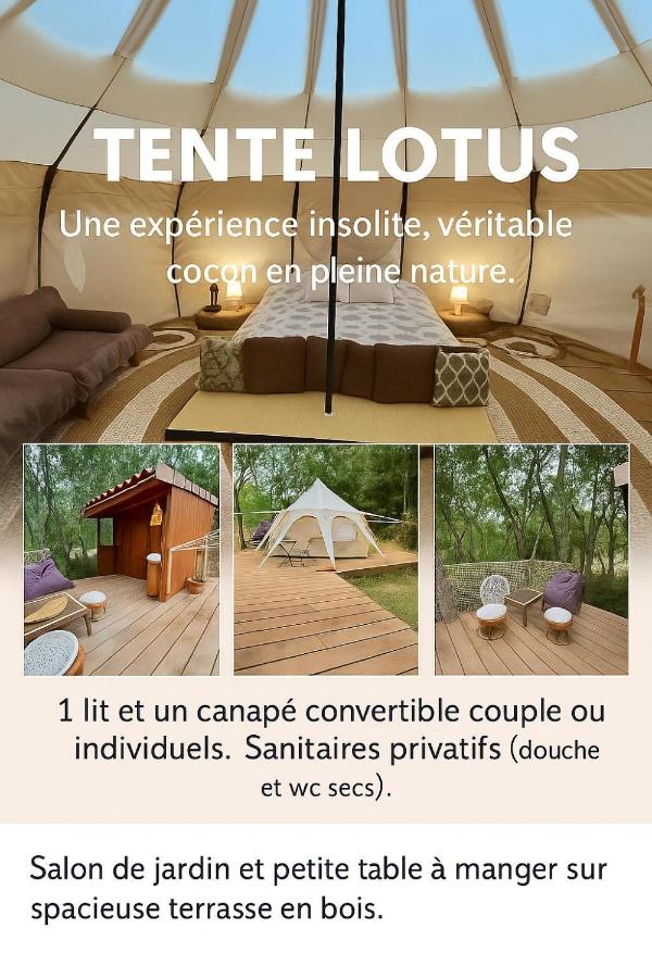 Gite tente LOTUS - B&B Montesquieu