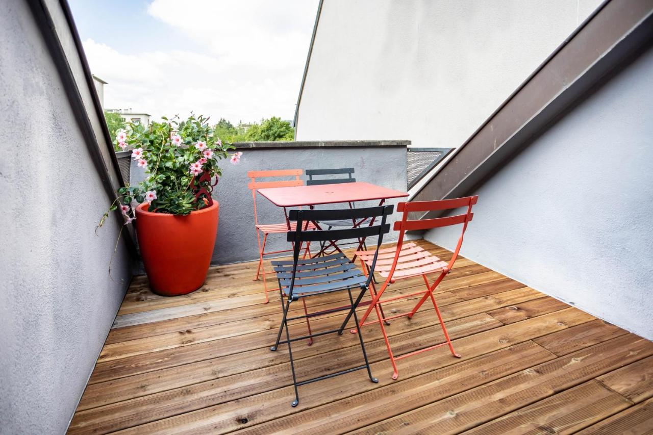 Le Balcon fleuri centre Robertsau tram Jardiniers - B&B