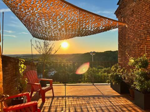 Designer townhouse with 2 stunning terraces - B&B