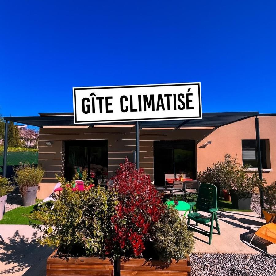L'escapade dauphinoise, gîte 2 chambres avec terrasse et clim - B&B