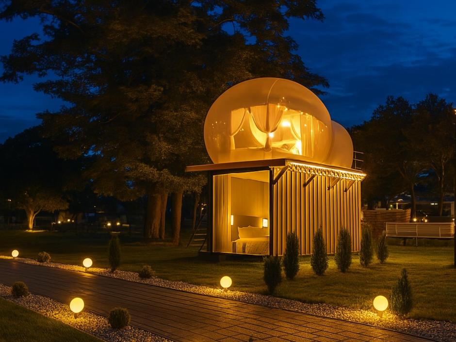 Herbals - Tree&Lake houses with bath, sauna, bikes, motorboat - B&B Mielno