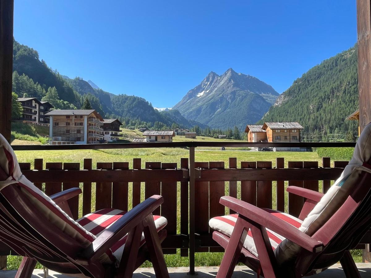Grand appartement calme avec vue, balcon et parking couvert - B&B Evolène