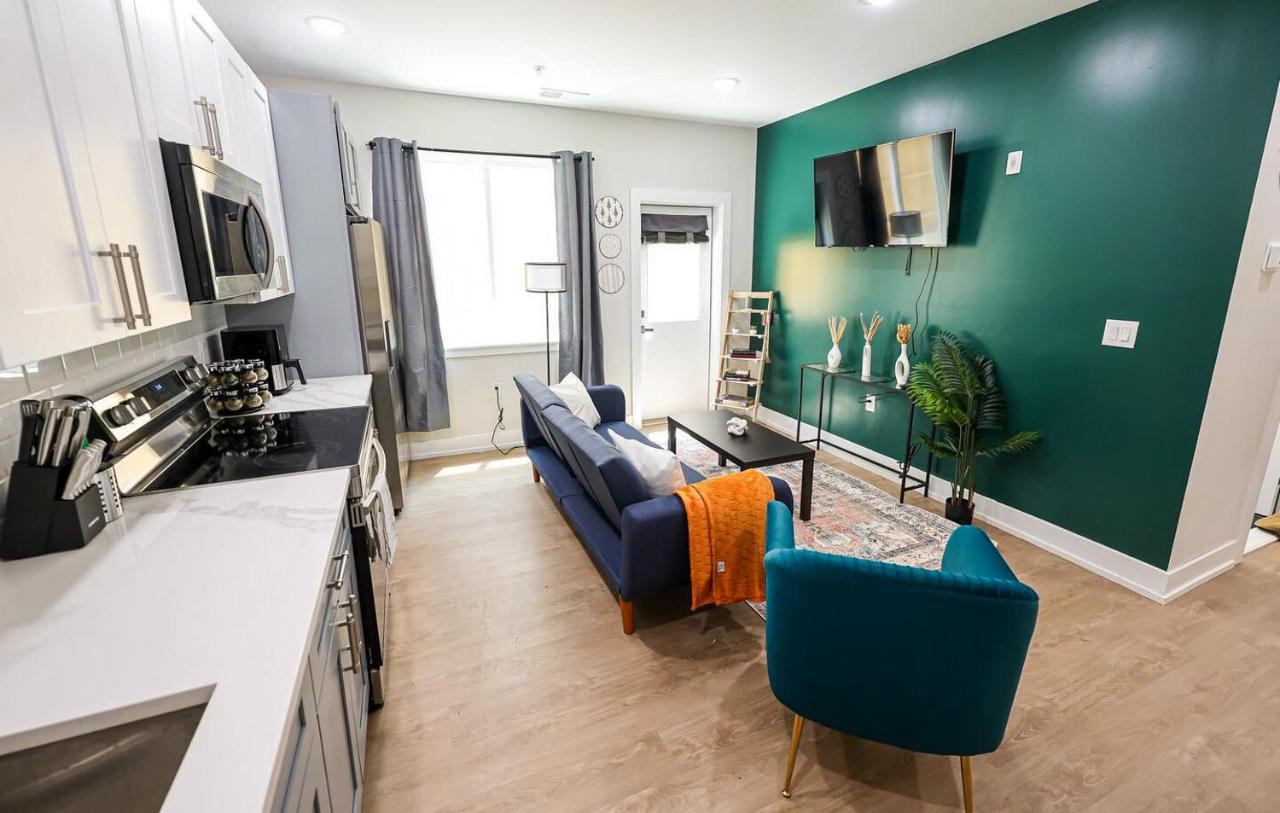 Cozy 1BR King Bed Kitchen Washer & Dryer - Bed and Breakfast Philadelphia