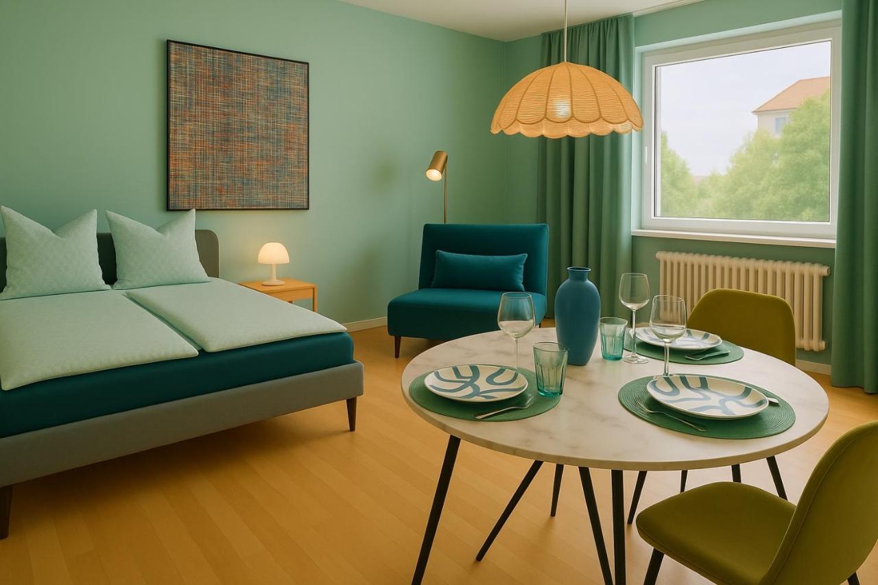 Design Apartment mit Parkplatz - 15 min Flughafen - B&B Offenbach