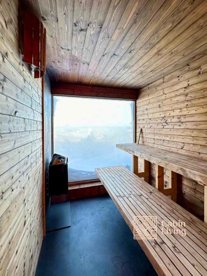 cozy cabin with panoramic views and sauna at Blefjell - Bed and Breakfast Lampeland
