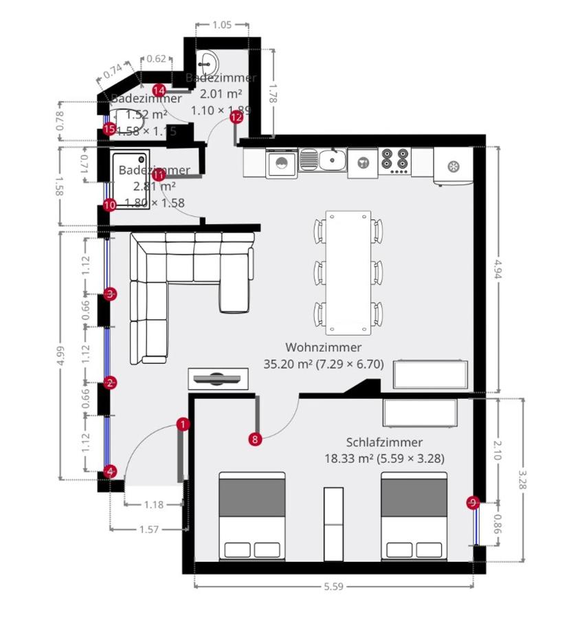 traumhaftes zentrales Apartment zum Entspannen - Ferienwohnung Leipzig