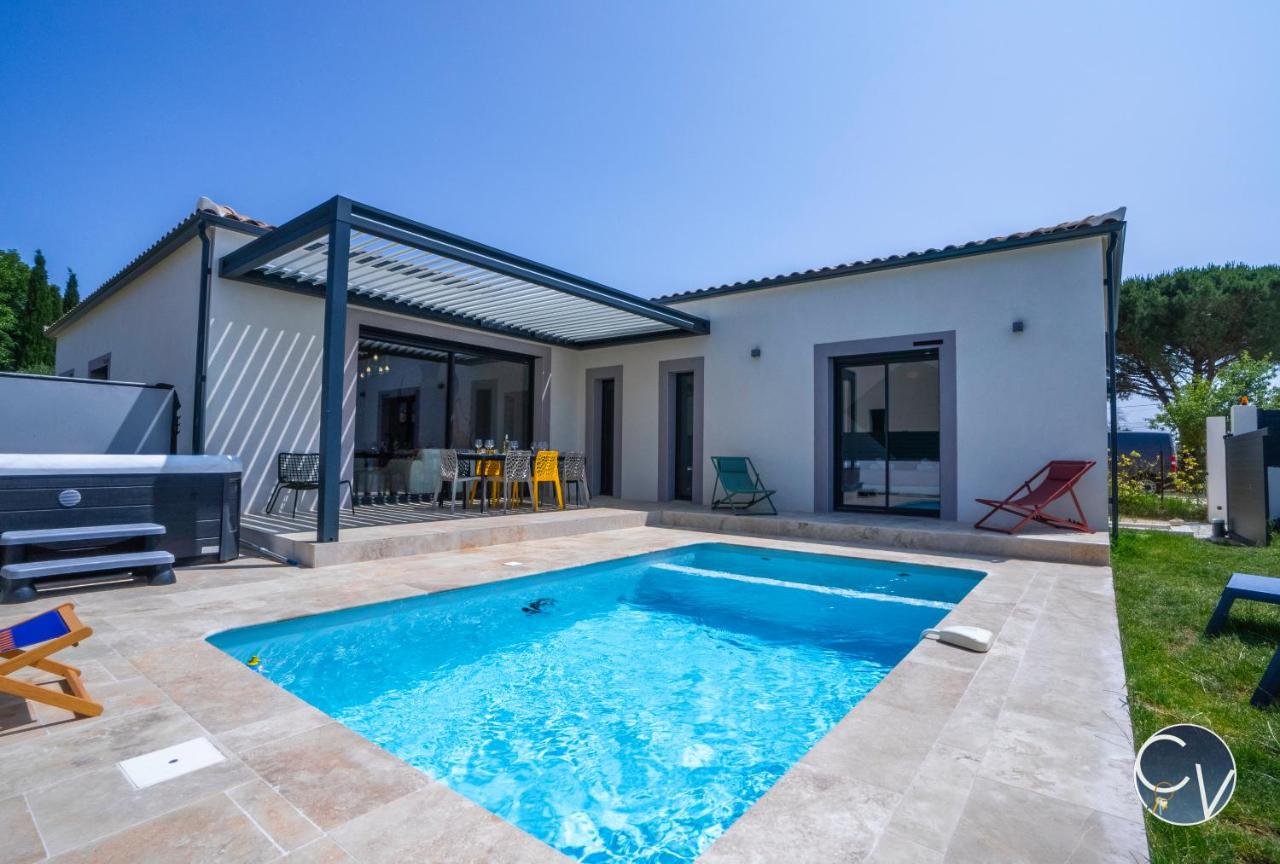 Villa moderne tout confort-Jacuzzi-Piscine - Bed and Breakfast Saint-Quentin-la-Poterie