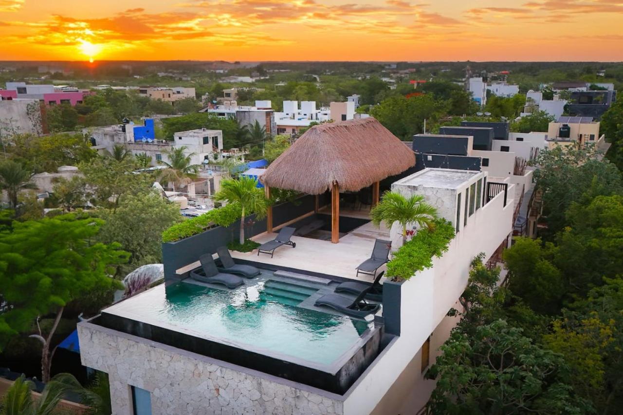 Two Level Penthouse w Rooftop Pool and Sunset - B&B Tulum