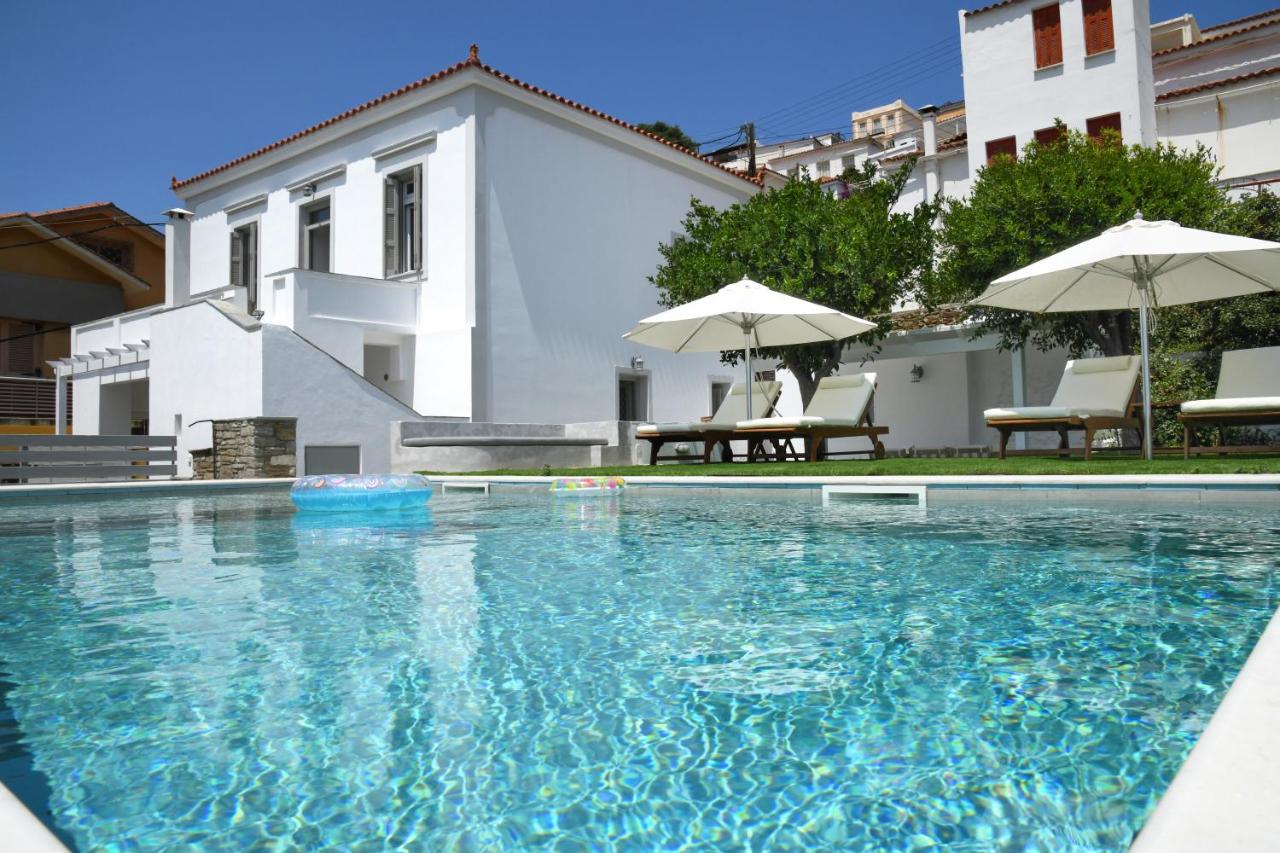 Andros Neoclassical Villa NP1926 with Private Pool - B&B