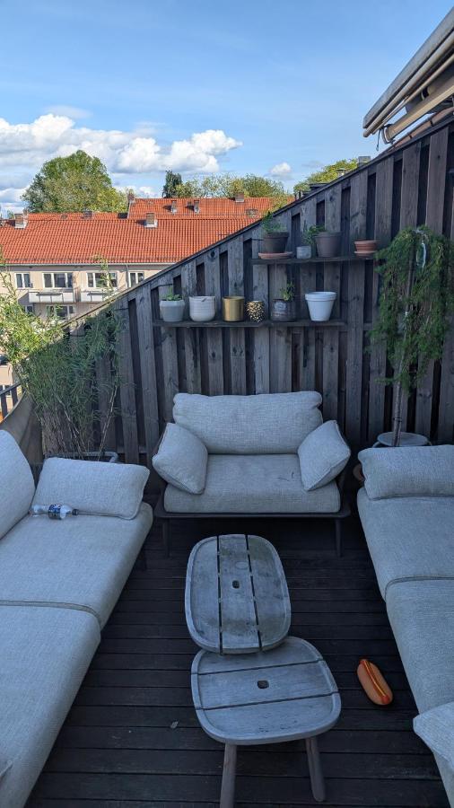 Penthouse I Oslo sentrum med balkong og utsikt - Ingen rengjøringsgeby - B&B