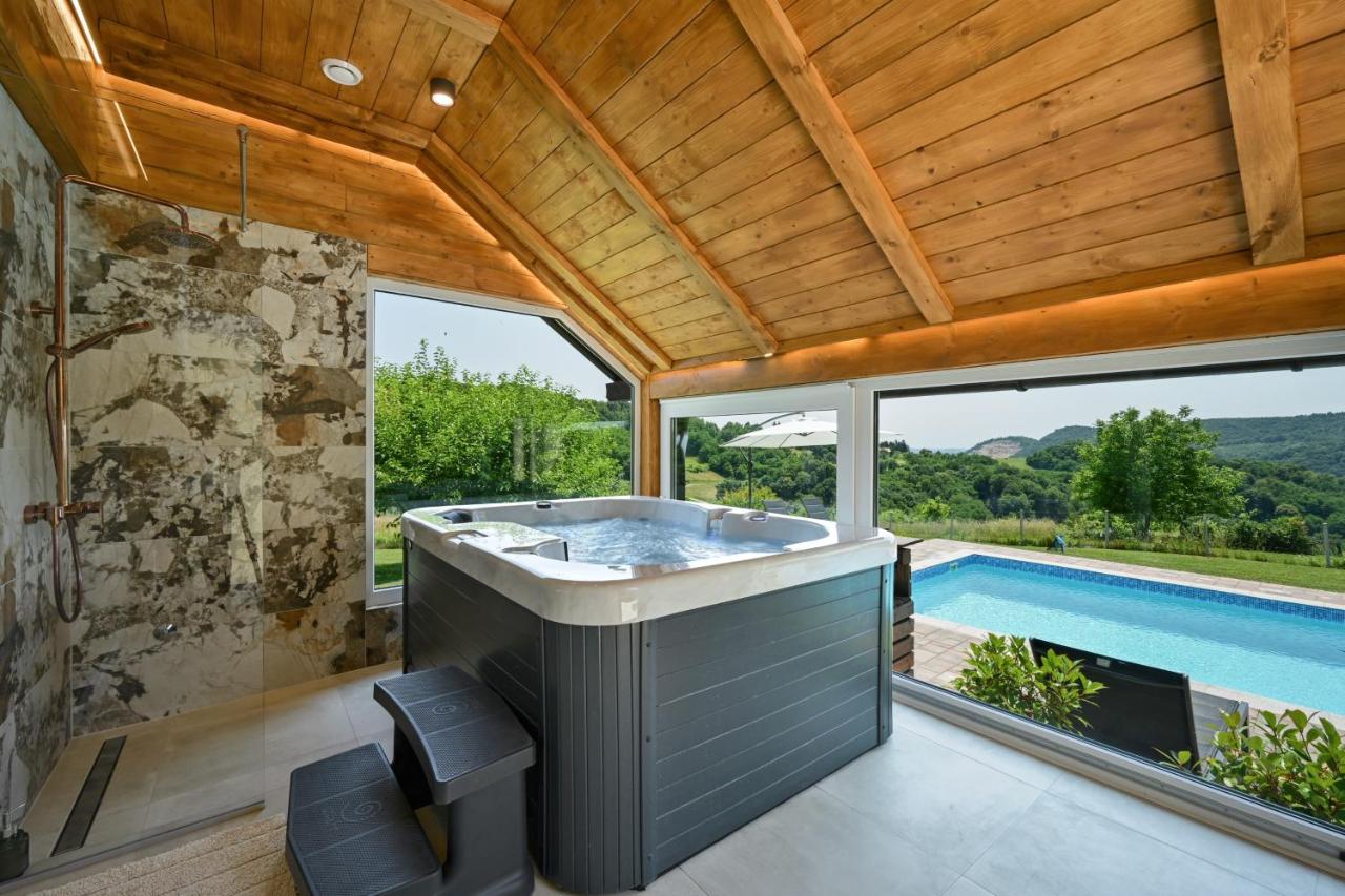 Private Villa with Pool and Jacuzzi Dreamy Hill - B&B Pregrada
