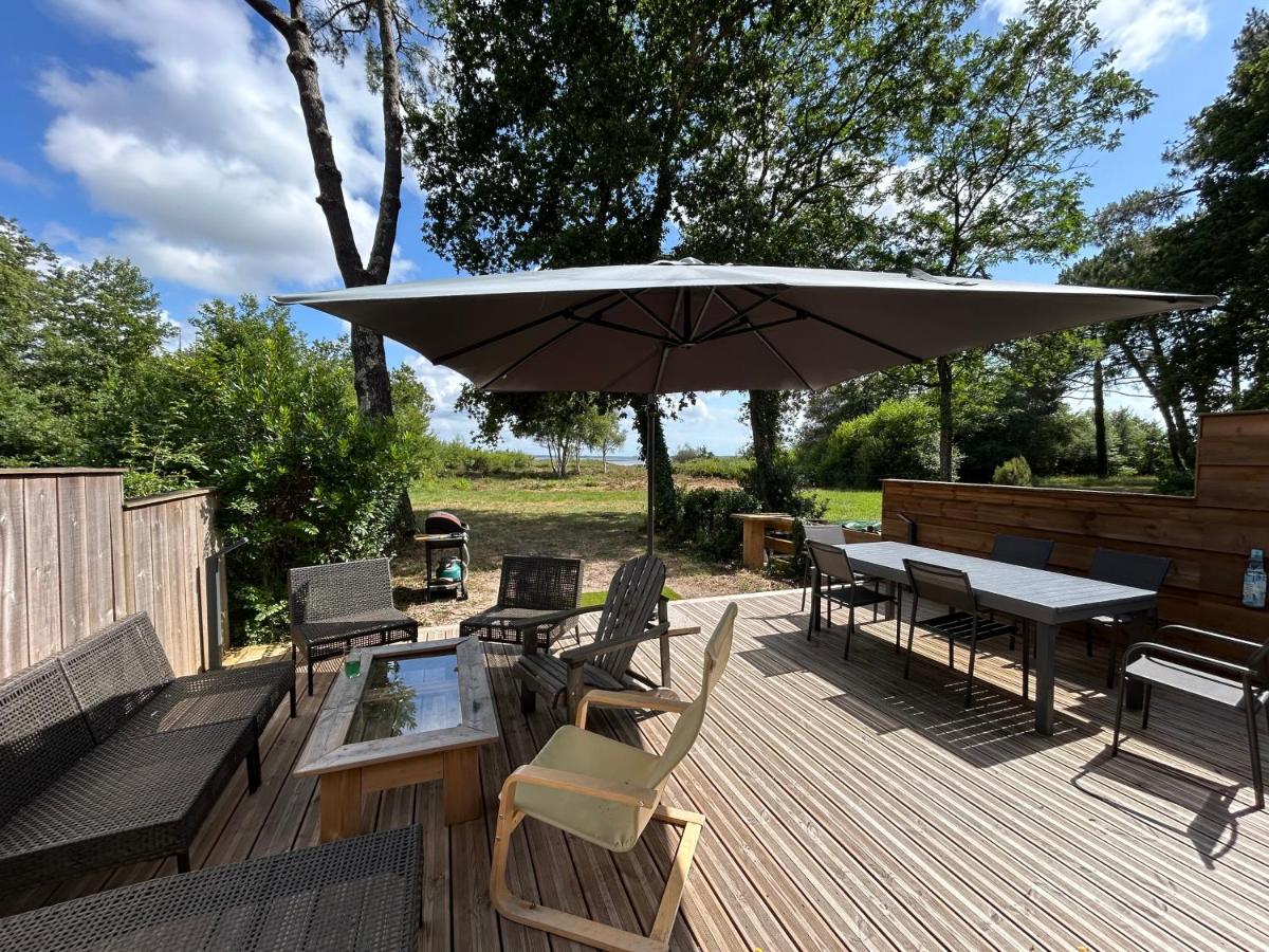 Maison vu Lac en première ligne du lac de Lacanau avec terrain de tennis privatif - B&B