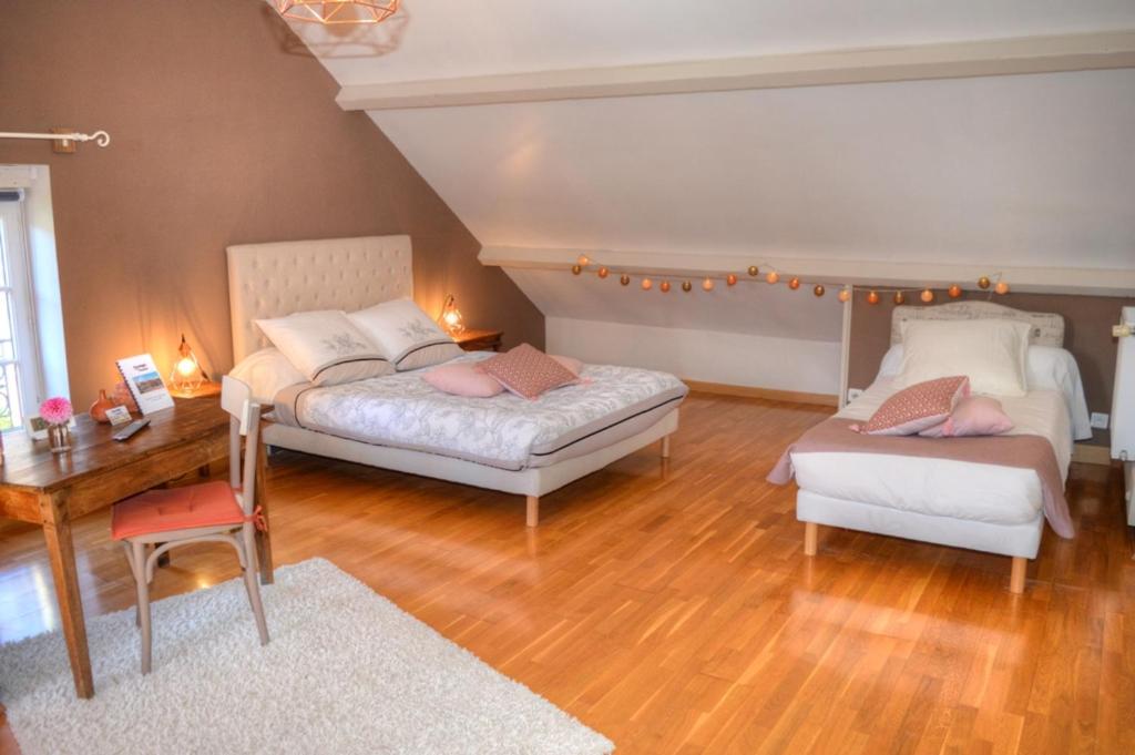 Vierbettzimmer mit eigenem Bad