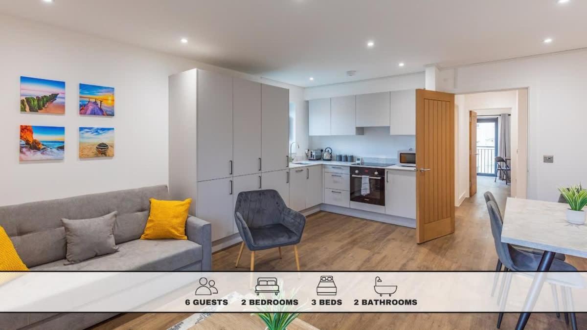 Central 2 Bed 2 Bath Apartment near Brighton College, Beach, Hospital - Long Stay Offers - B&B