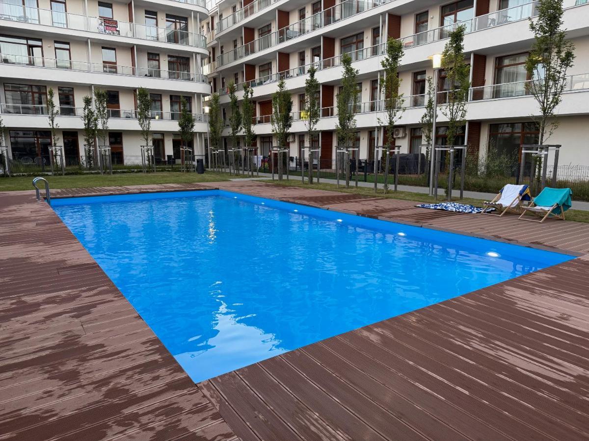 TuWypoczywam - Apartament 58 1C Sianożęty z klimatyzacja i opcjonalnym tarasem na dachu z widokiem na morze - Chambres d'hôtes Sianożęty