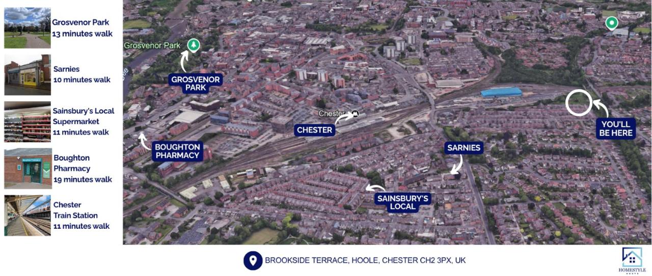 3BR Hoole, Chester Ideal for Teams & Long Stays - B&B Chester