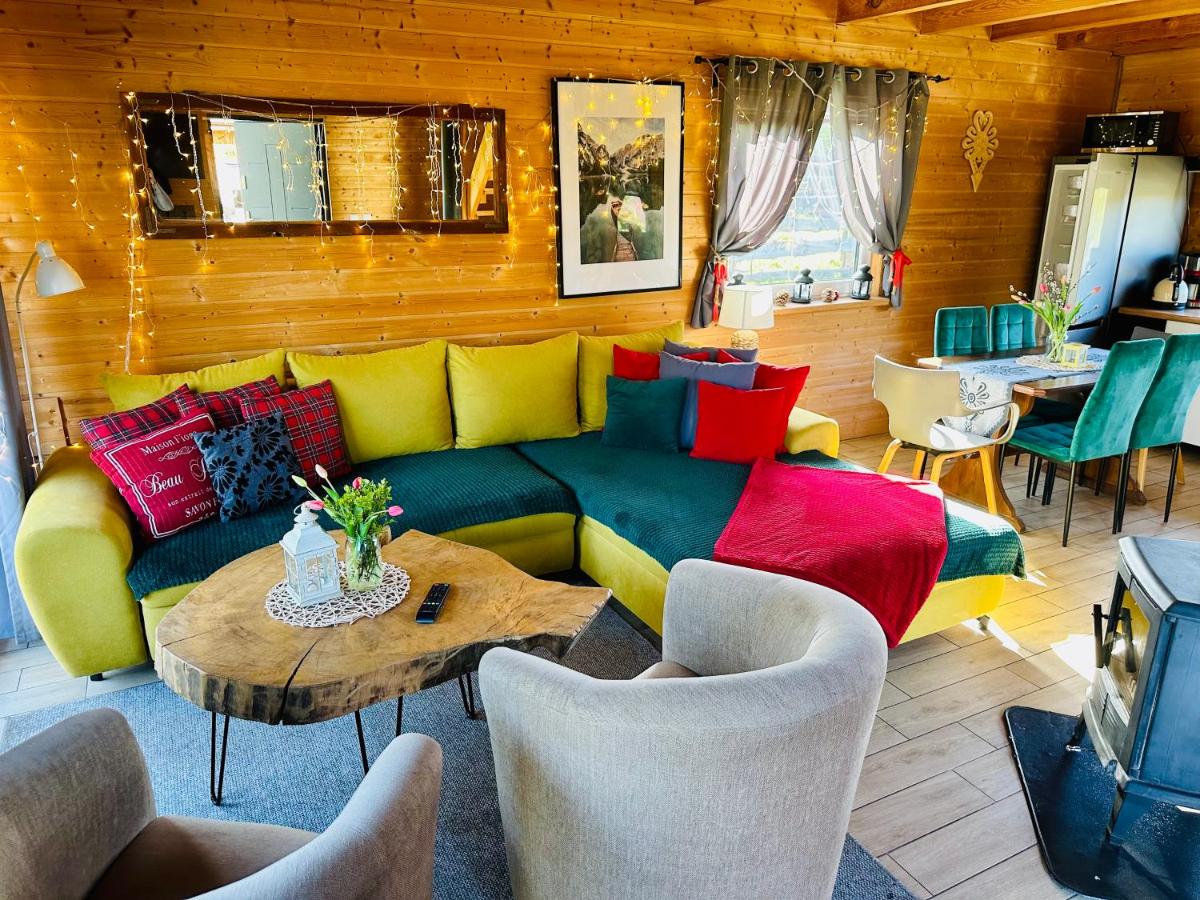 Górska chata na Kaszubach - balia na wyłączność, sauna, klimatyczne miejsce - B&B Gołubie