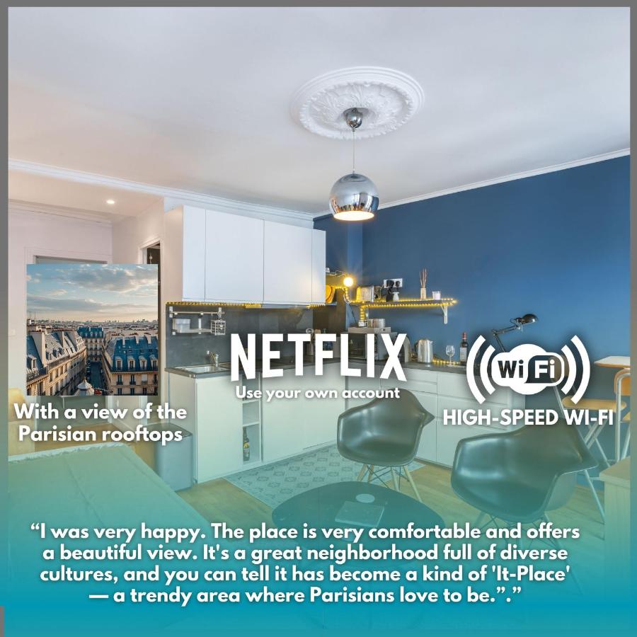 Lovely Central Paris Apartment with Rooftop View - B&B Paris