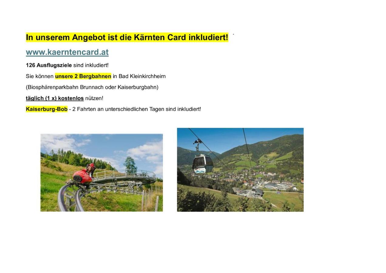 Residence Mariagrazia - Kärnten Card Sommer 2025 inklusive - B&B