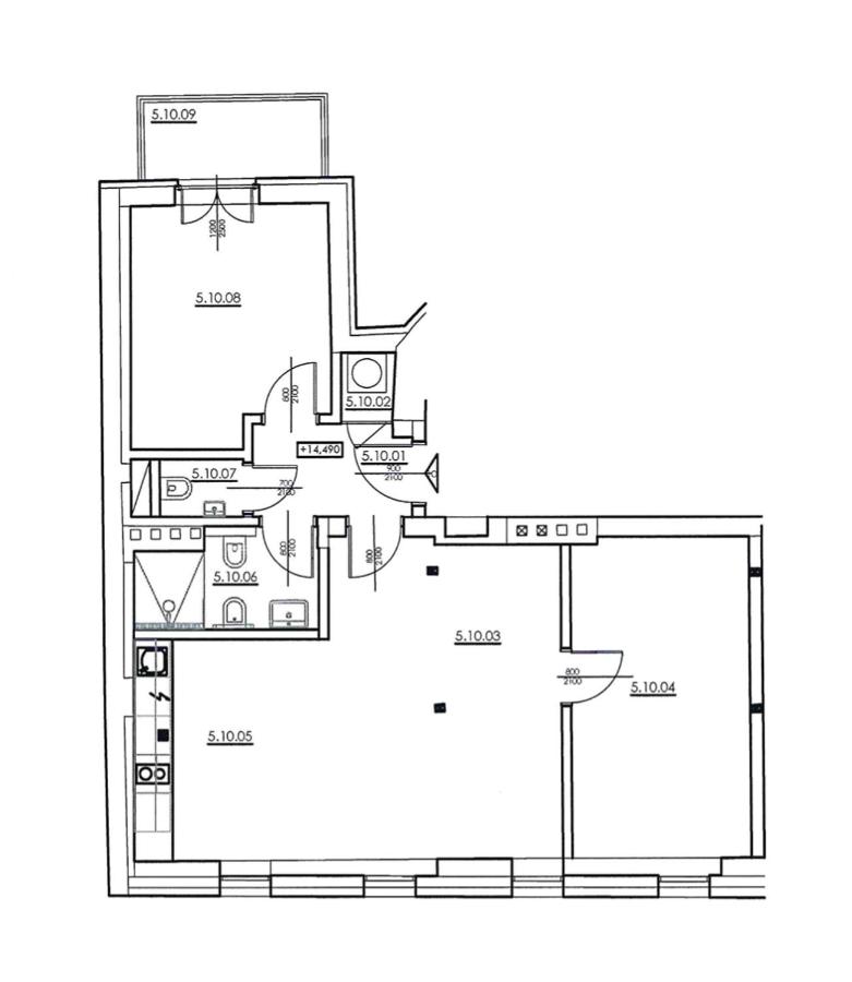 Appartement met 2 slaapkamers