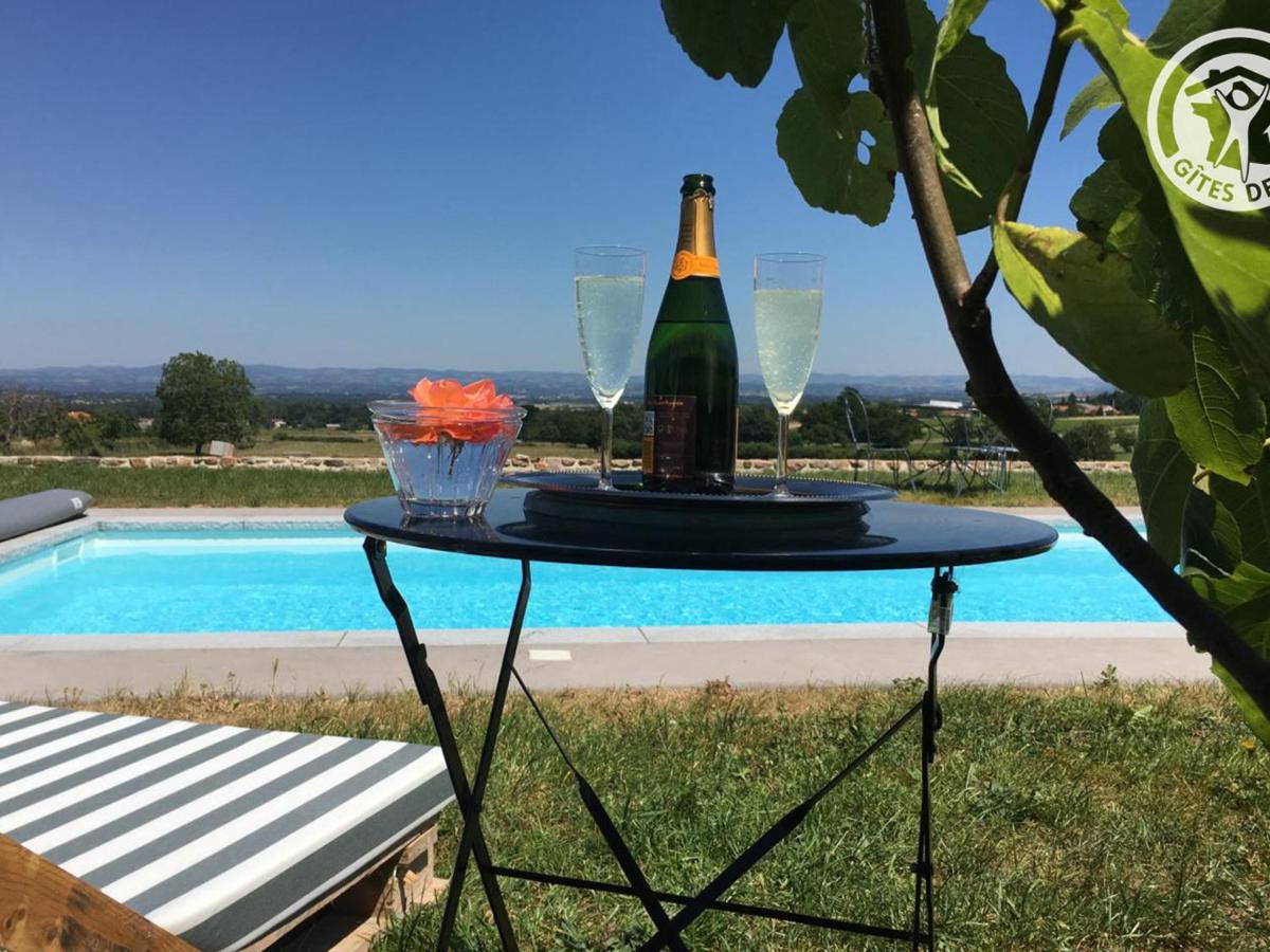 Charmant gîte avec terrasse et piscine, ferme familiale, produits locaux, animaux acceptés - FR-1-496-143 - B&B Saint-André-d'Apchon