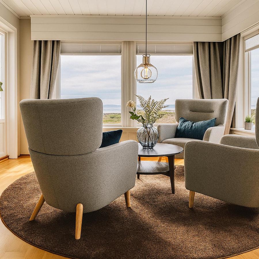 Hus med panoramutsikt i Bud - B&B