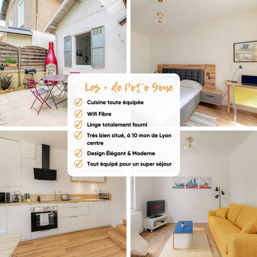 Maison cosy avec terrasse à 15 minutes de Lyon et WIFI - B&B