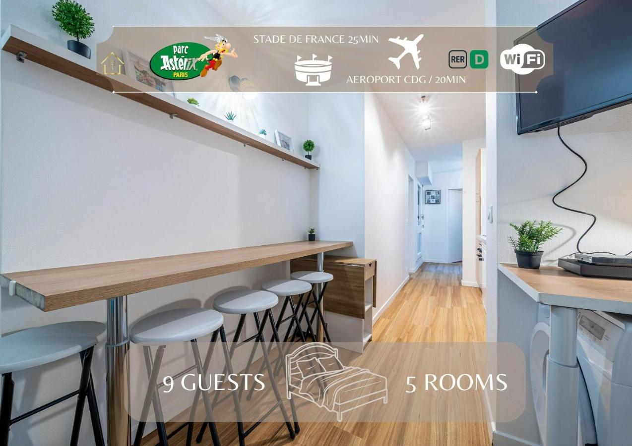 LEscale dAstérix - 9 guests near Paris - Ferienwohnung Écouen