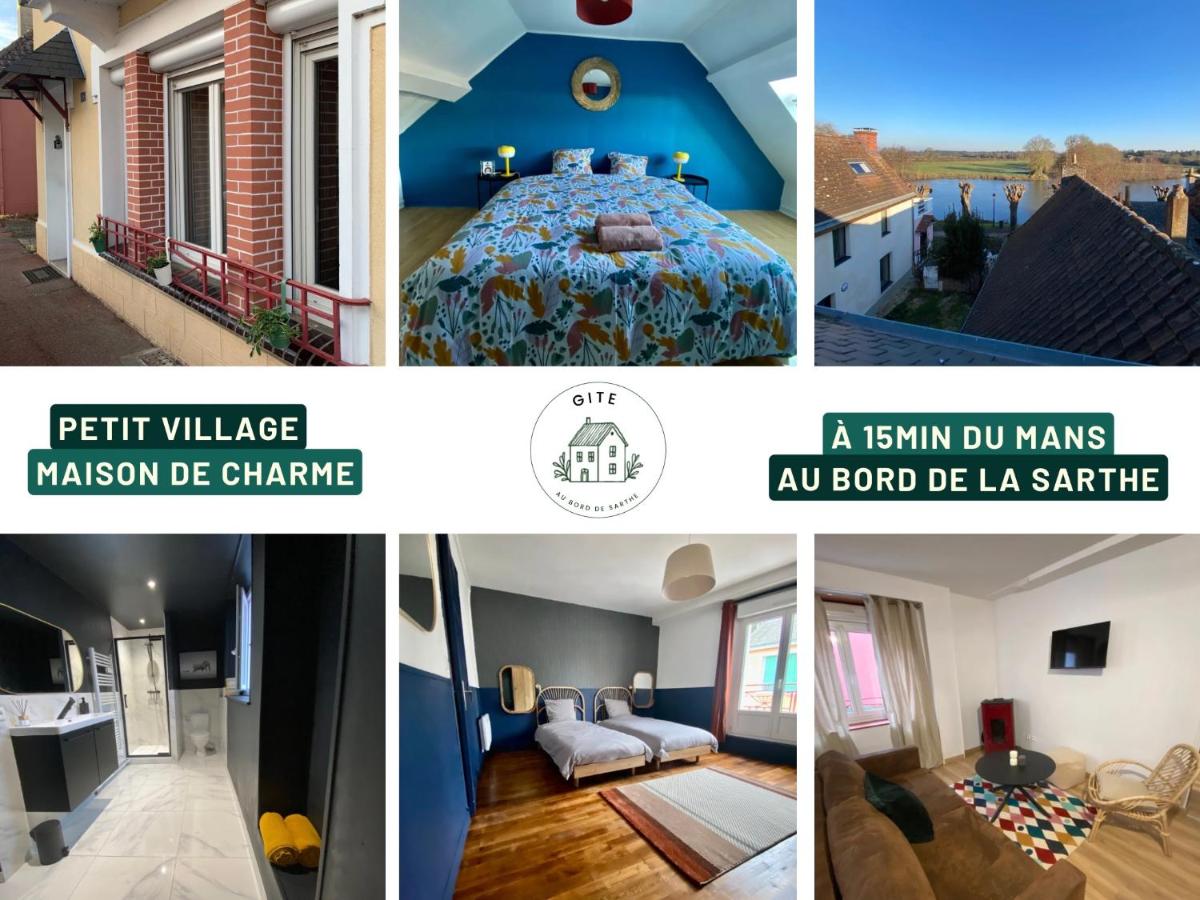 Charmant gîte au bord de la Sarthe - 6 personnes - B&B