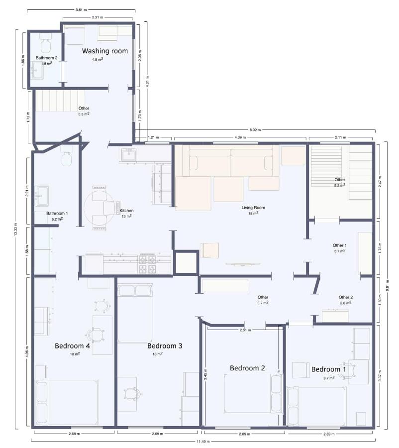 Spacious 4BR near Downtown & Ocean - B&B