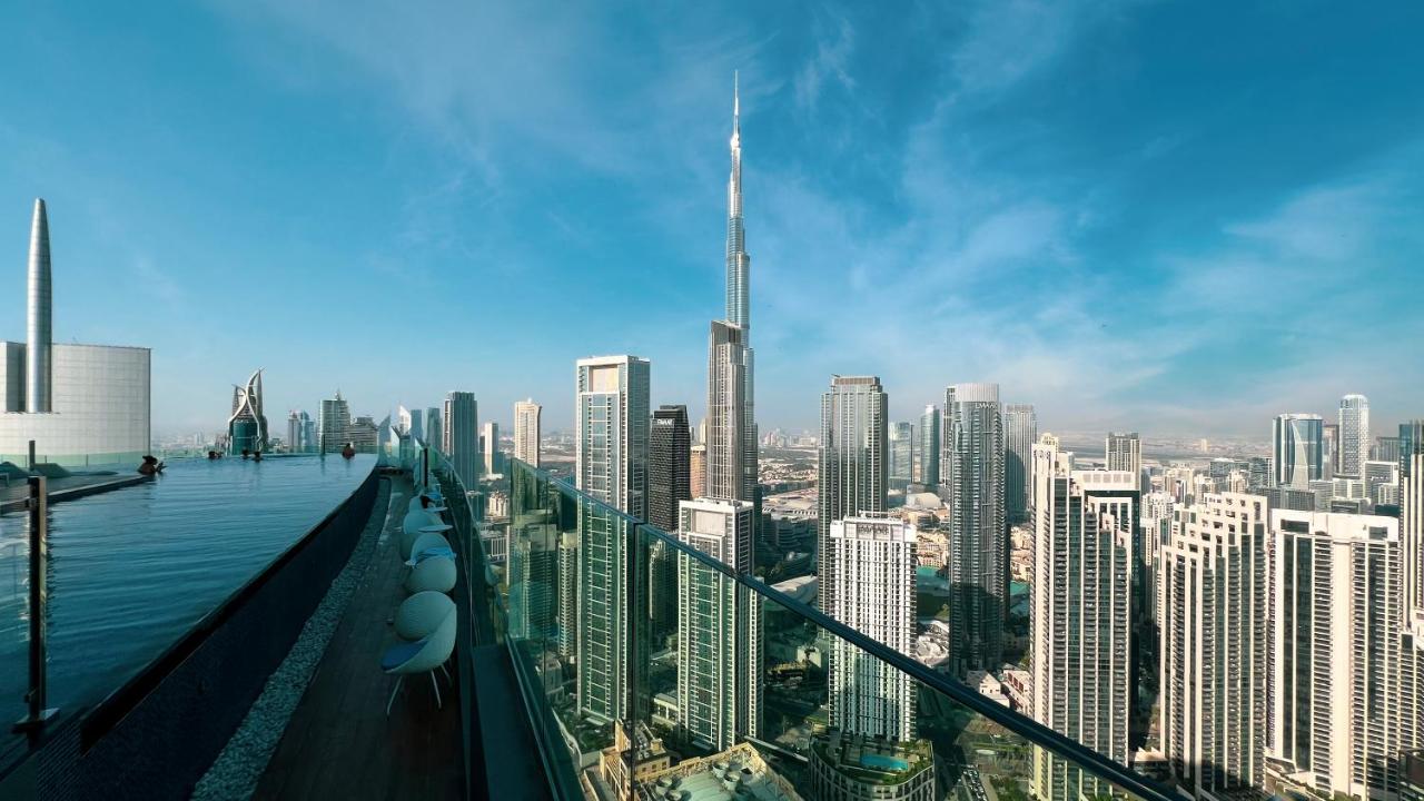 Paramount Midtown Hotel - Luxury Apartments & Infinity Pool with Burj Khalifa View - B&B Dubai