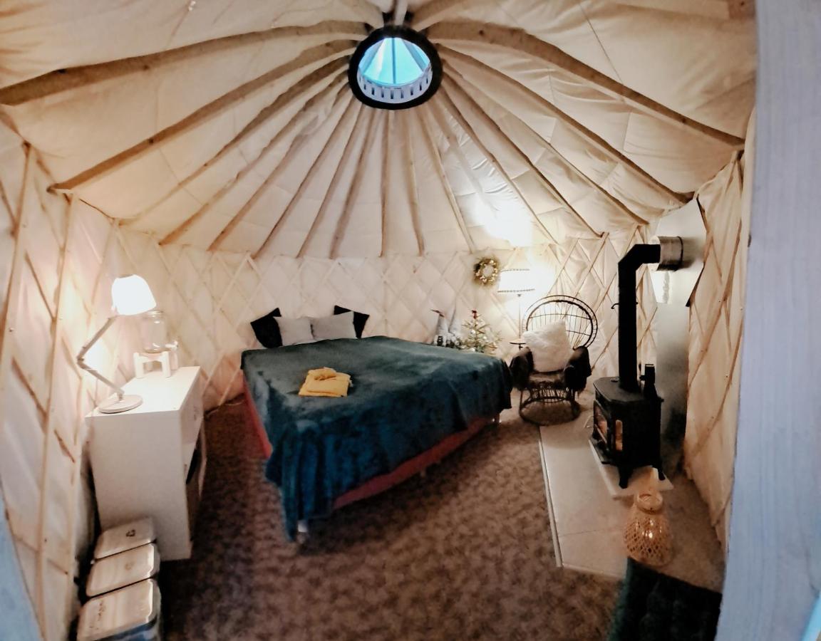 Yurt Birzs with Sauna at Kleja Camping - B&B Eikaži