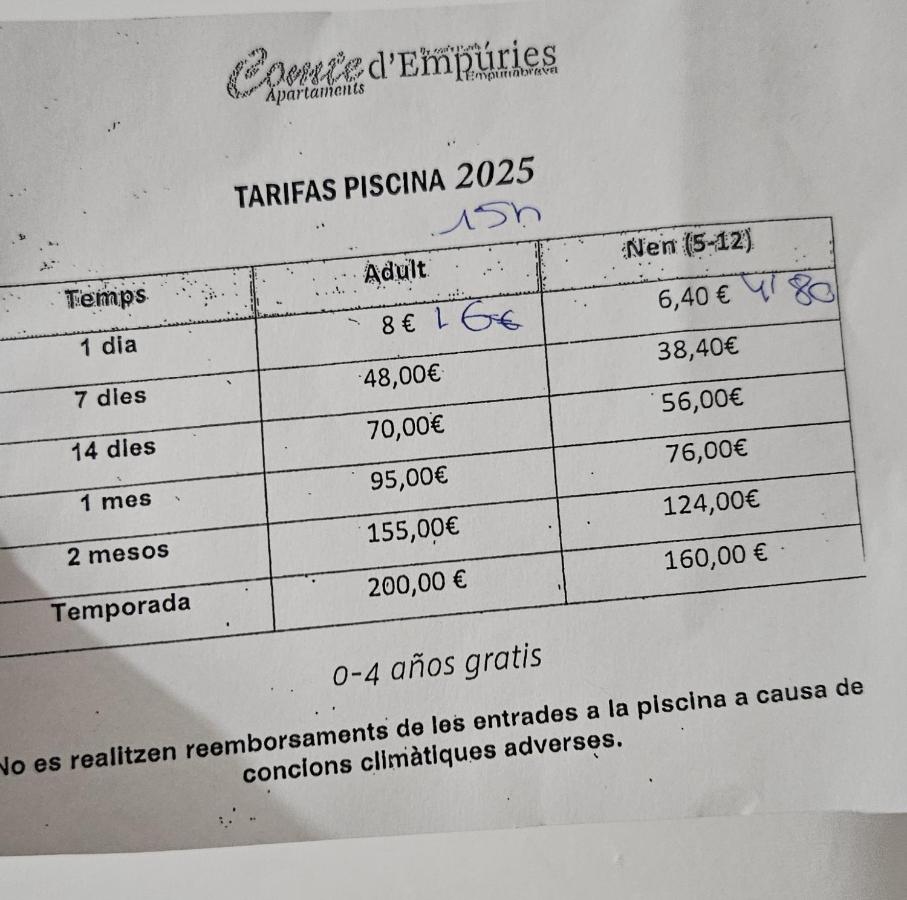 Apartamento en la playa de Empuriabrava - B&B