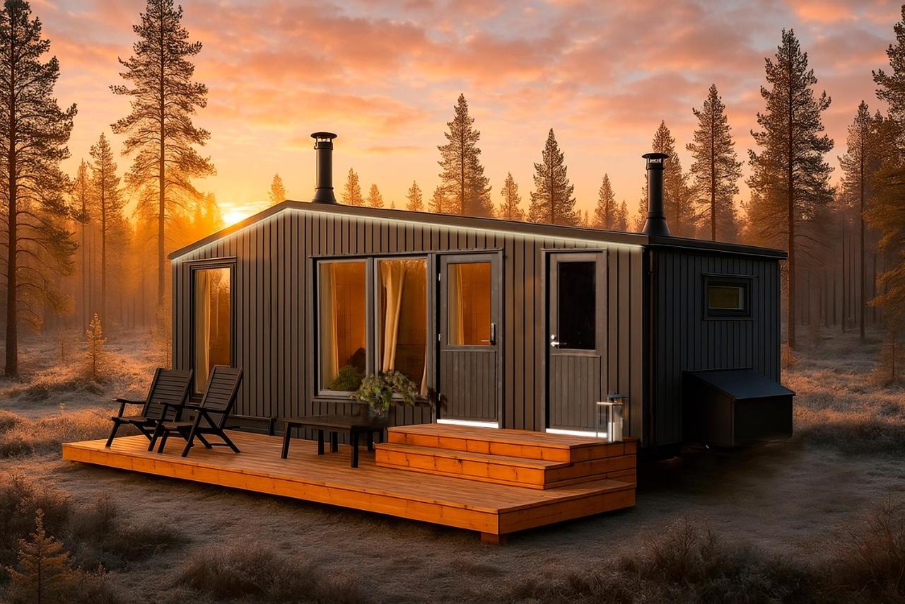 Landscape Cottages - Fell Village XXL, Nature View with Sauna and Fireplace, Ylläs 5min - Bed and Breakfast Muonio