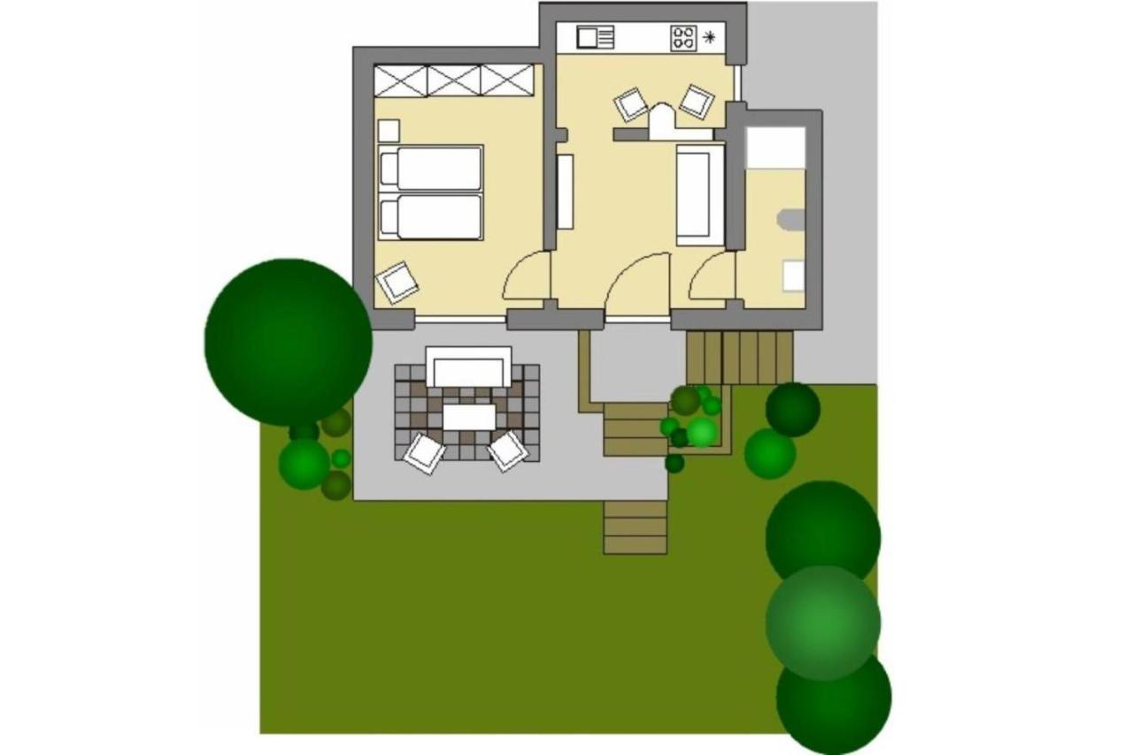 Grüne Oase mit eigener Terrasse zwischen Altstadt und Hafen #1 - B&B