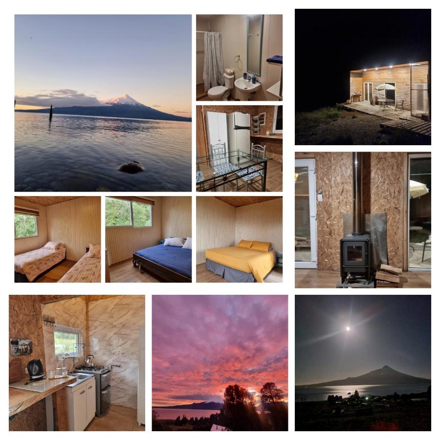 Cabaña rústica maravillosa vista al lago Llanquihue y volcán Osorno - B&B