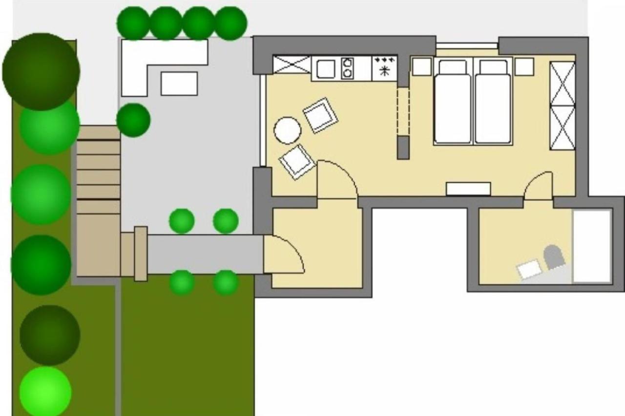 Grüne Oase mit eigener Terrasse zwischen Altstadt und Hafen #2 - B&B