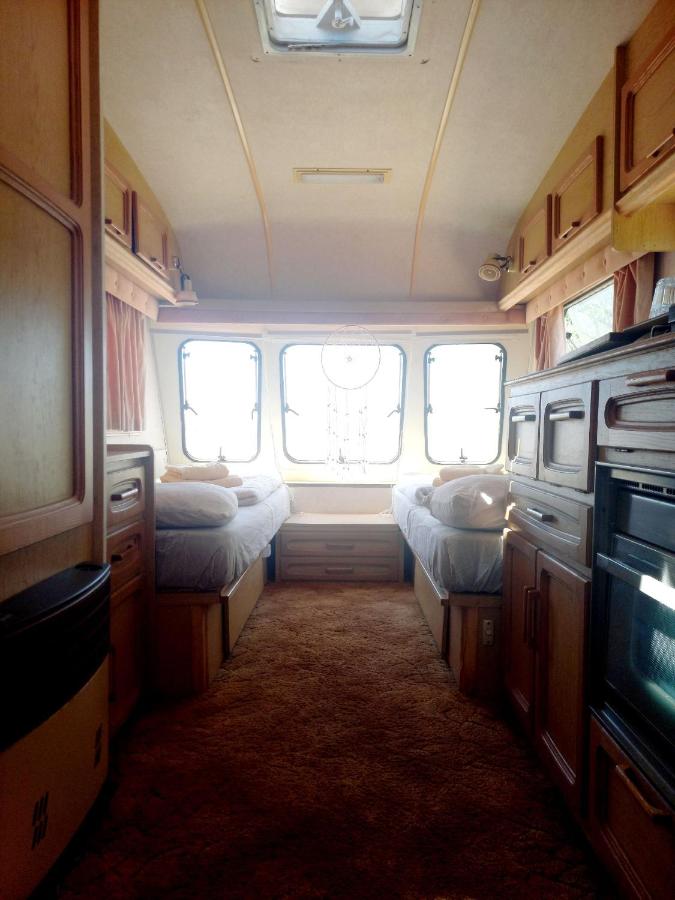Michas caravan for 2 See the herd of horses from your bed - B&B