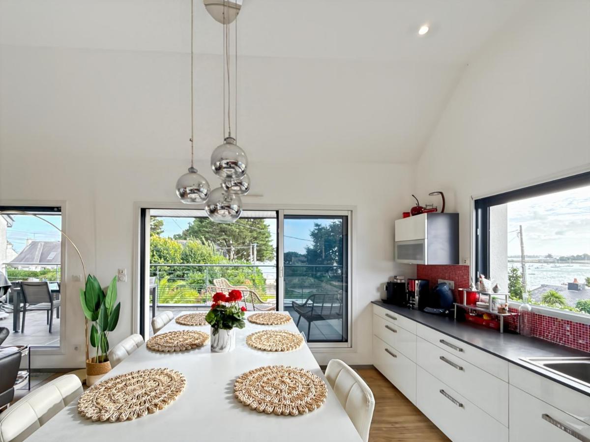 L'Odyssée - Villa Vue Mer & Plages - Terrasse - B&B Séné