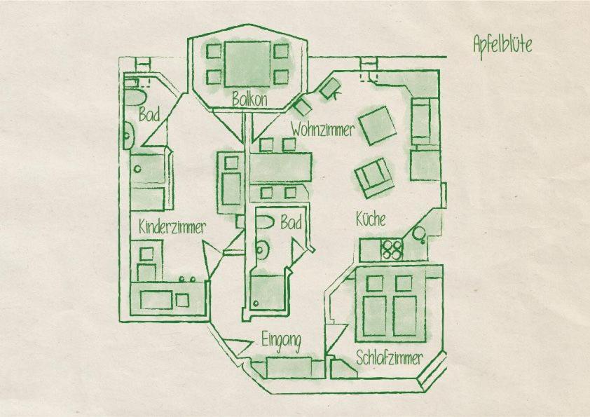 Apartment with Garden View