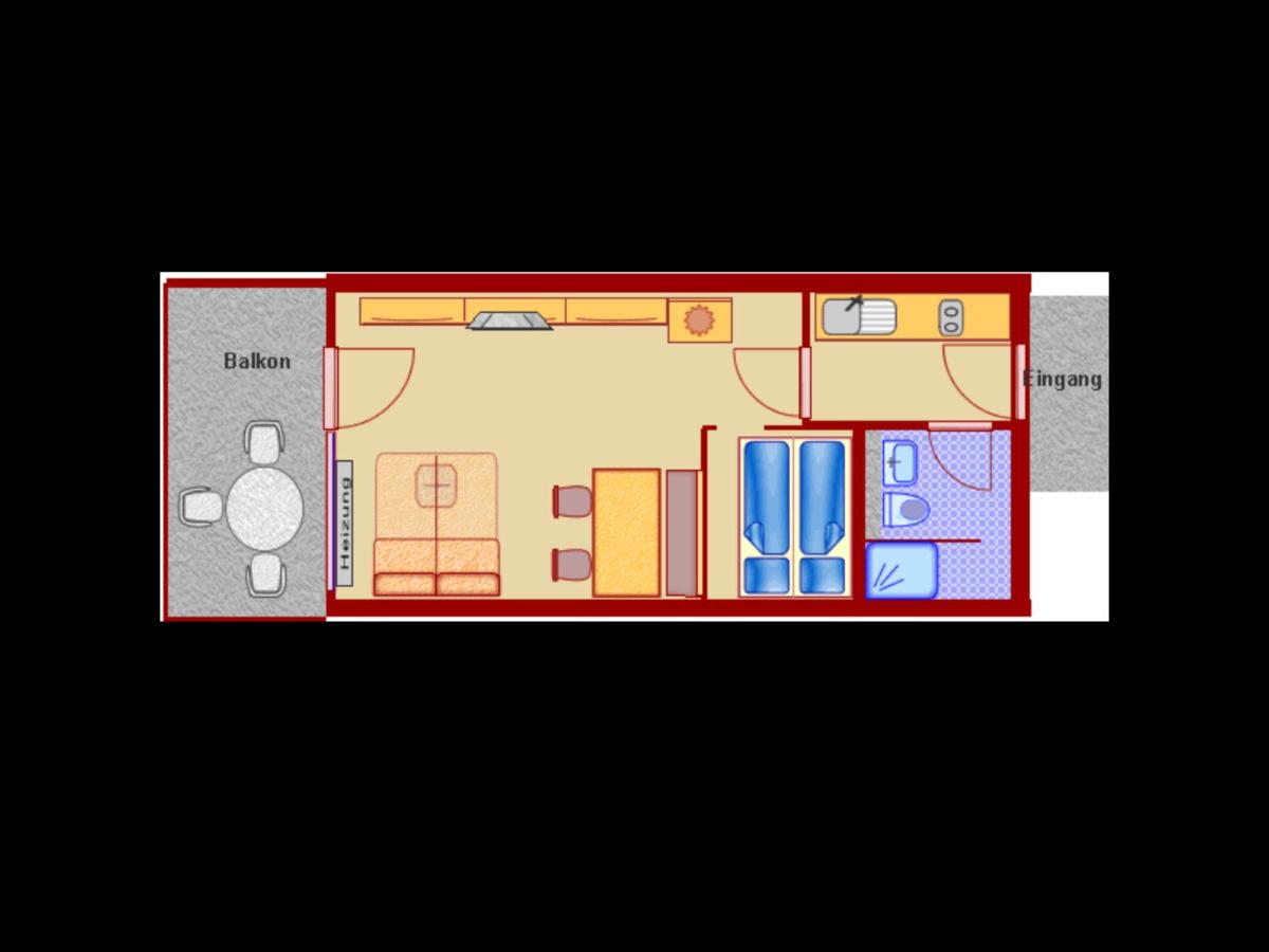 Appartement 1 Chambre avec Balcon