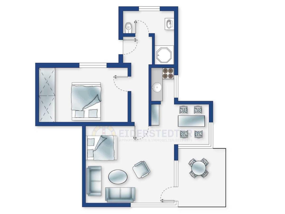One-Bedroom Apartment with Balcony