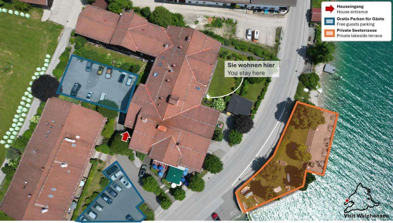 Seeblick Apartment am Walchensee - B&B Walchensee