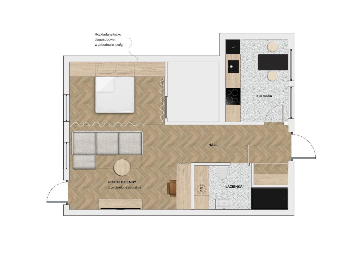 Beskidy Basement Studio - Ferienwohnung Węgierska Górka