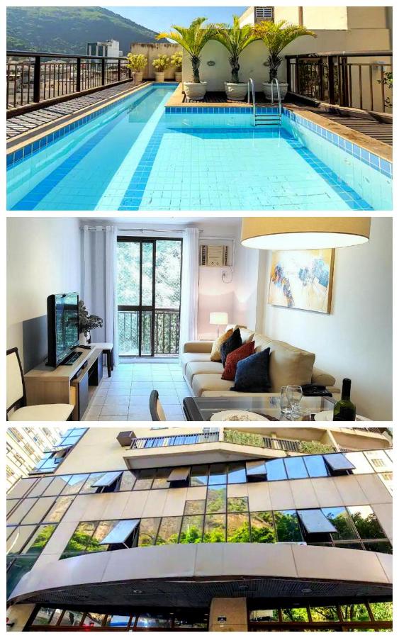 Flat em Copacabana com Piscina, Garagem Inclusa e Portaria 24h a 4 min da Praia - Ferienwohnung Rio de Janeiro