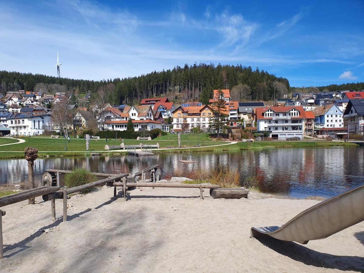 Haus Schanzenblick Gästezimmer 7 mit Bad und Terrasse - Ferienwohnung Schonach im Schwarzwald