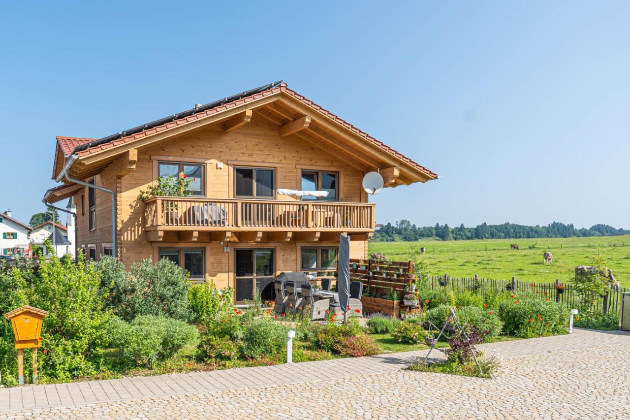 Blockhaus Grünes Herz - Ferienwohnung Halblech