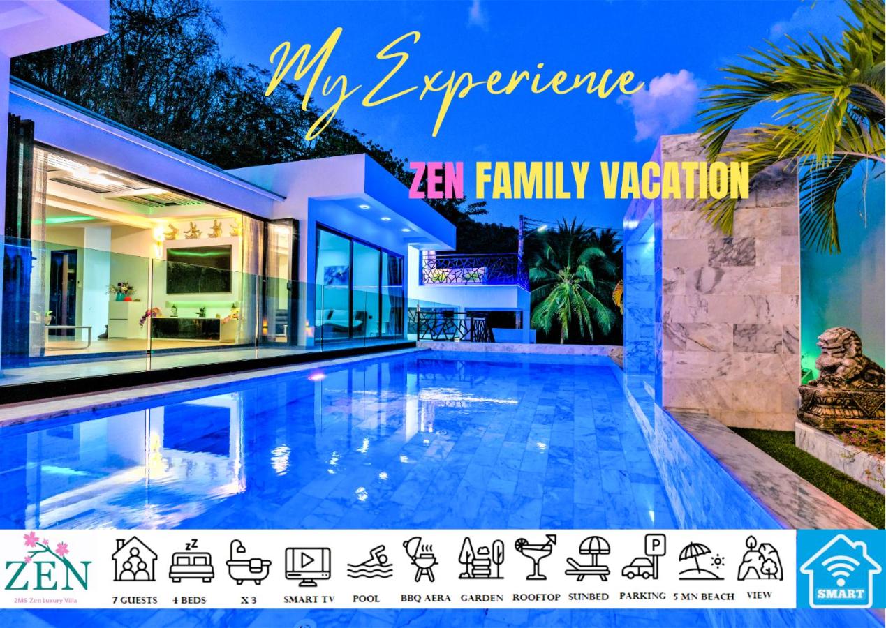 Zen Luxury Villa Phuket 4BR-3BA, Mineral immersion pool, dedicated children's zone, Smart tech, Spacious rooftop, commanding mountain views - B&B